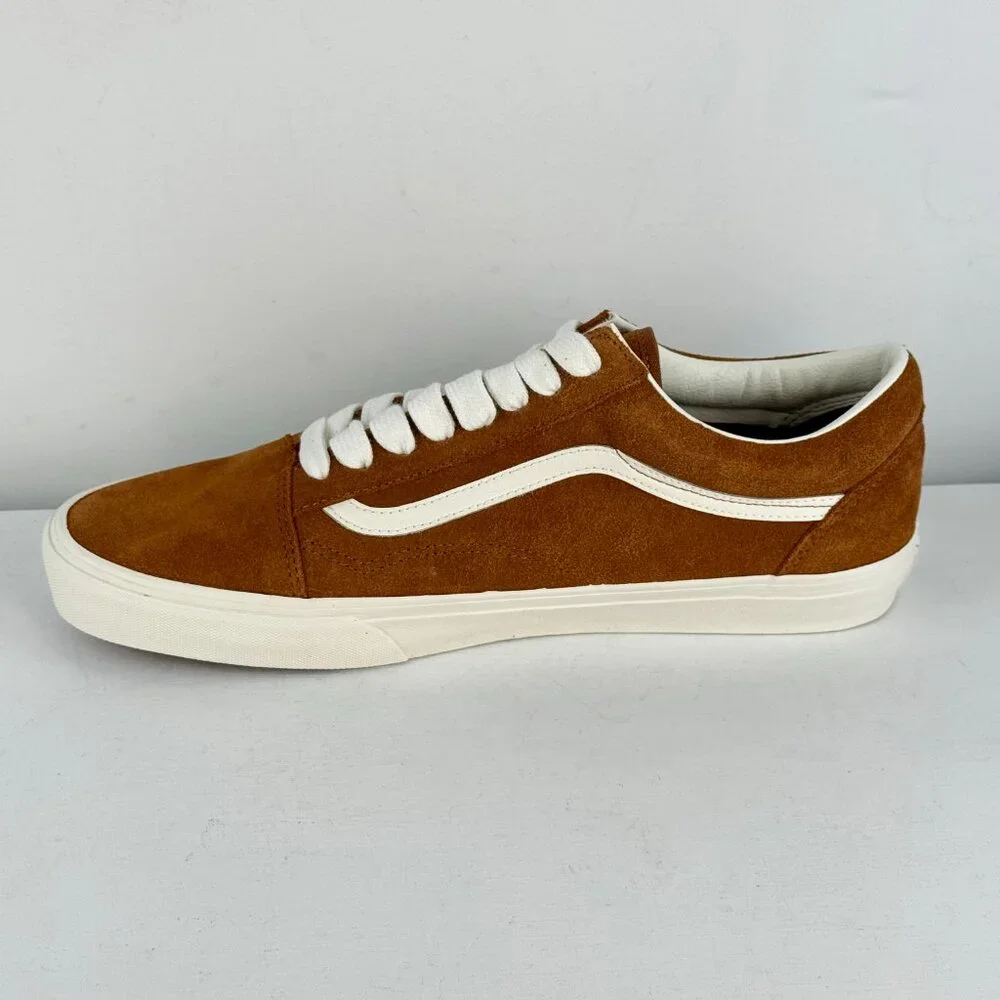 Men's 13 - VANS Old School Low Pig Suede Brown Shoe - 751505